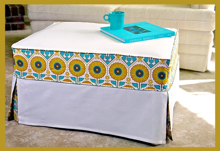 Ottoman Slipcover - Sewing Projects for the Home Ottoman Slipcover - Sewing Projects for the Home