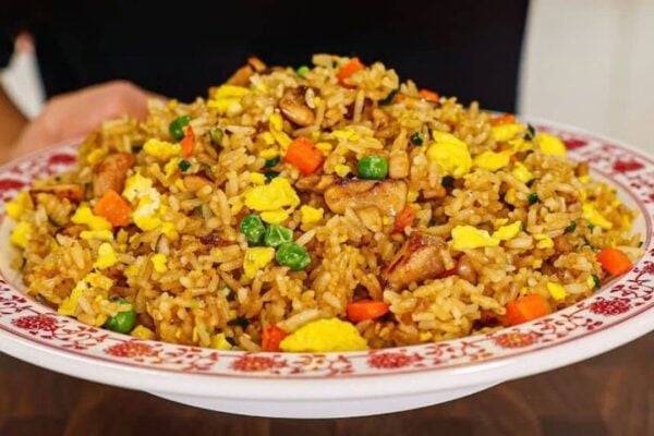 15-Minute Chicken Fried Rice, homemade and freshly served