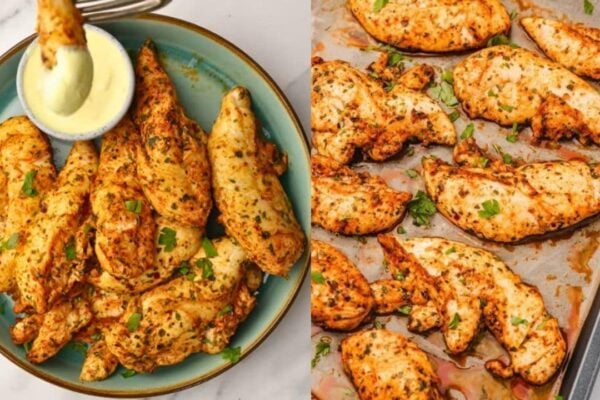20-Minute Baked Chicken Tenders, homemade and freshly served