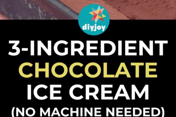 3-Ingredient Chocolate Ice Cream (No-Machine Needed), homemade and freshly served