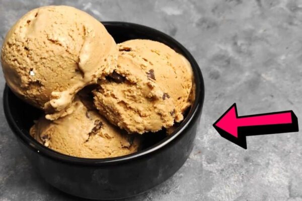 3-Ingredient Coffee Ice Cream, homemade and freshly served