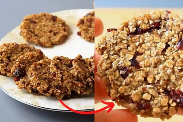 3-Ingredient Cookies Ready in 20 Minutes, homemade and freshly served