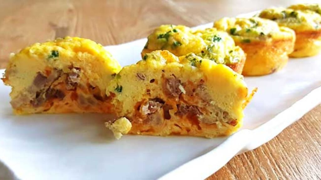 3 Ingredient Vegetable Cakes, homemade and freshly served