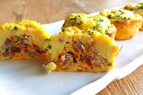 3 Ingredient Vegetable Cakes, homemade and freshly served