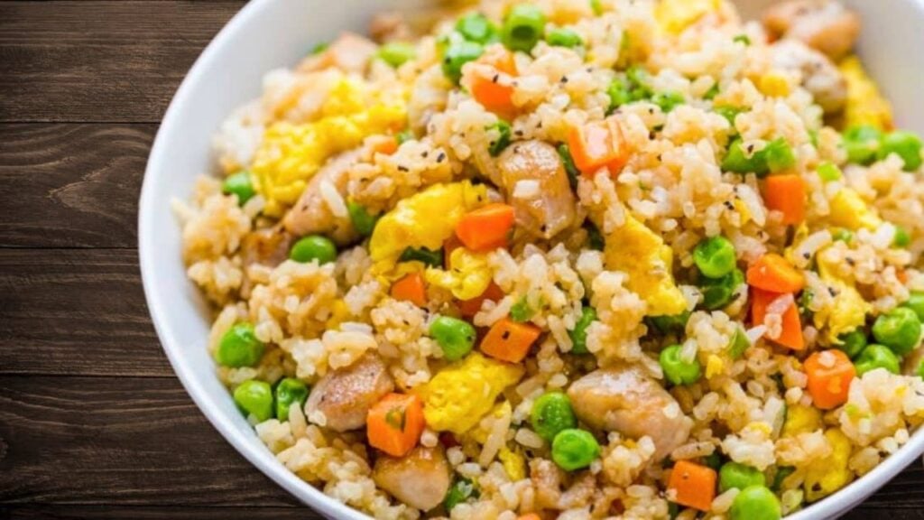 30-Minute Chicken Fried Rice, homemade and freshly served