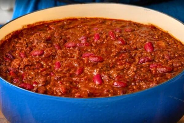 30-Minute Chili, homemade and freshly served