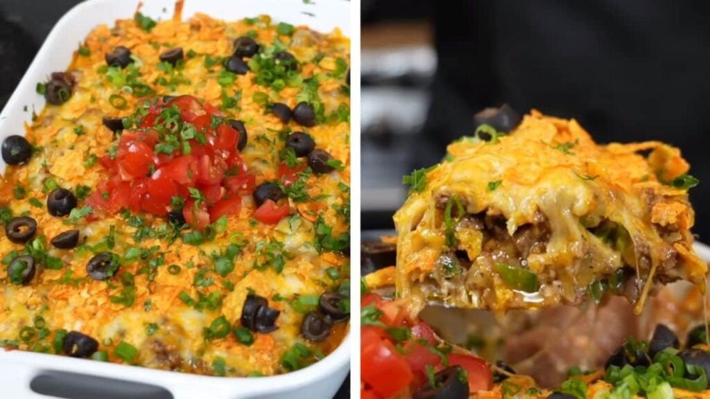30-Minute Ultimate Taco Casserole, homemade and freshly served