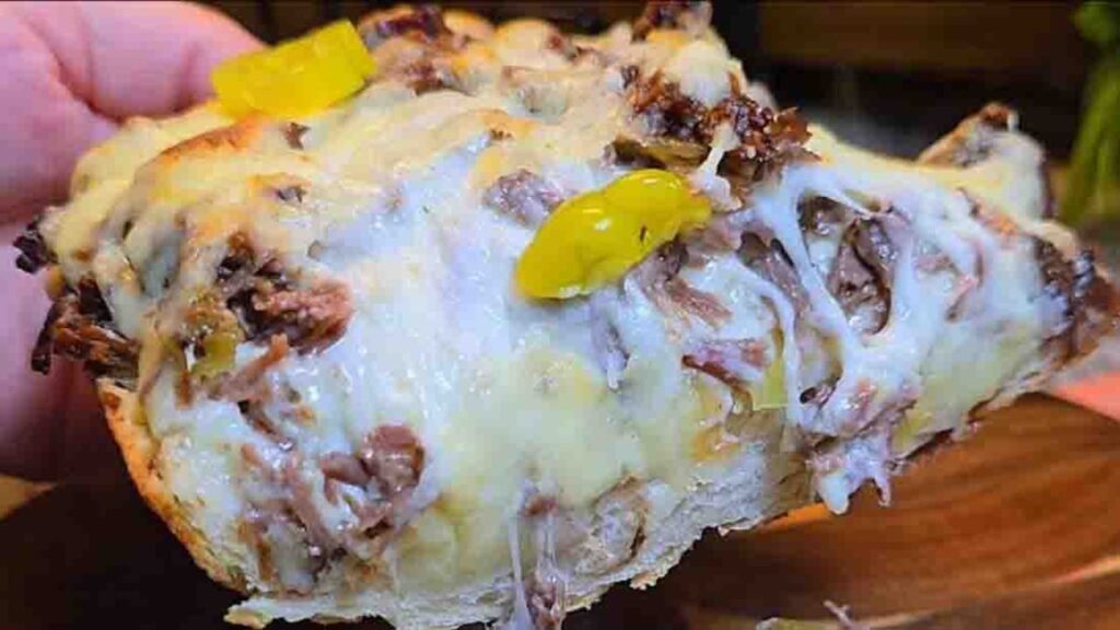 5-ingredient Pot Roast Bread, homemade and freshly served