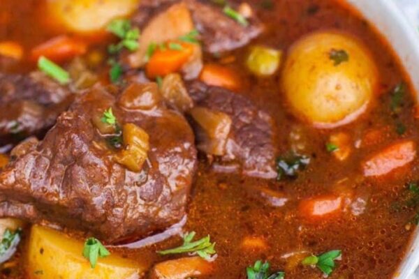 5-Star Homemade Beef Stew, homemade and freshly served