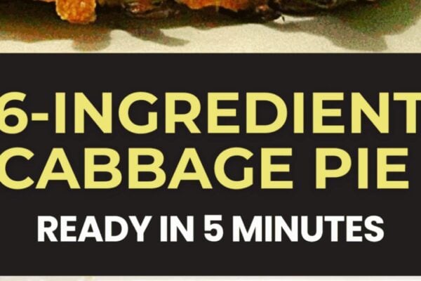 6-Ingredient Cabbage Pie Ready in 5 Minutes, homemade and freshly served