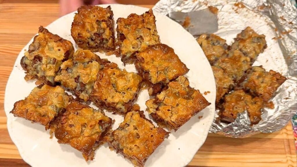 6-Ingredient Hello Dollies, homemade and freshly served