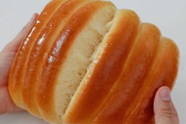 7-Ingredient Super Fluffy Milk Bread, homemade and freshly served