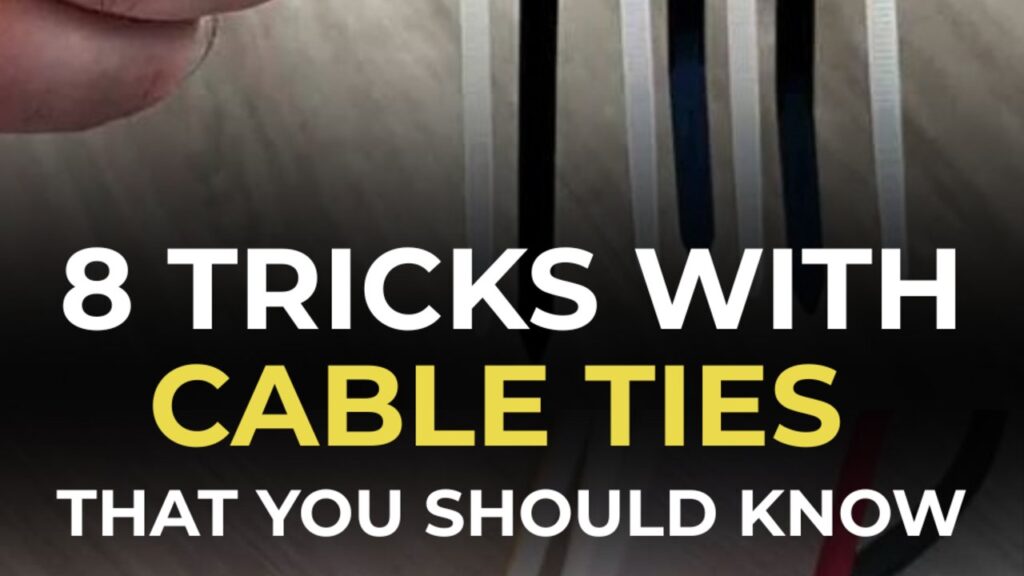 Finished 8 Tricks With Cable Ties That You Should Know, a completed DIY project