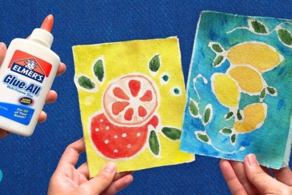 Batik Fabric Painting With Acrylic and Glue | Easy Painting Ideas for Beginners — easy step-by-step DIY tutorial.