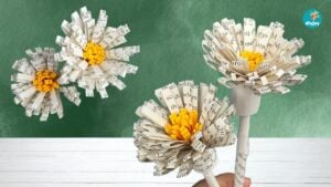 DIY Book Page Paper Flower — easy step-by-step DIY tutorial.