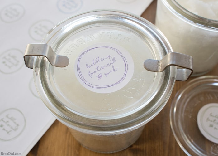 Bubbling Foot Scrub and Soak - DIY Spa Day at Home