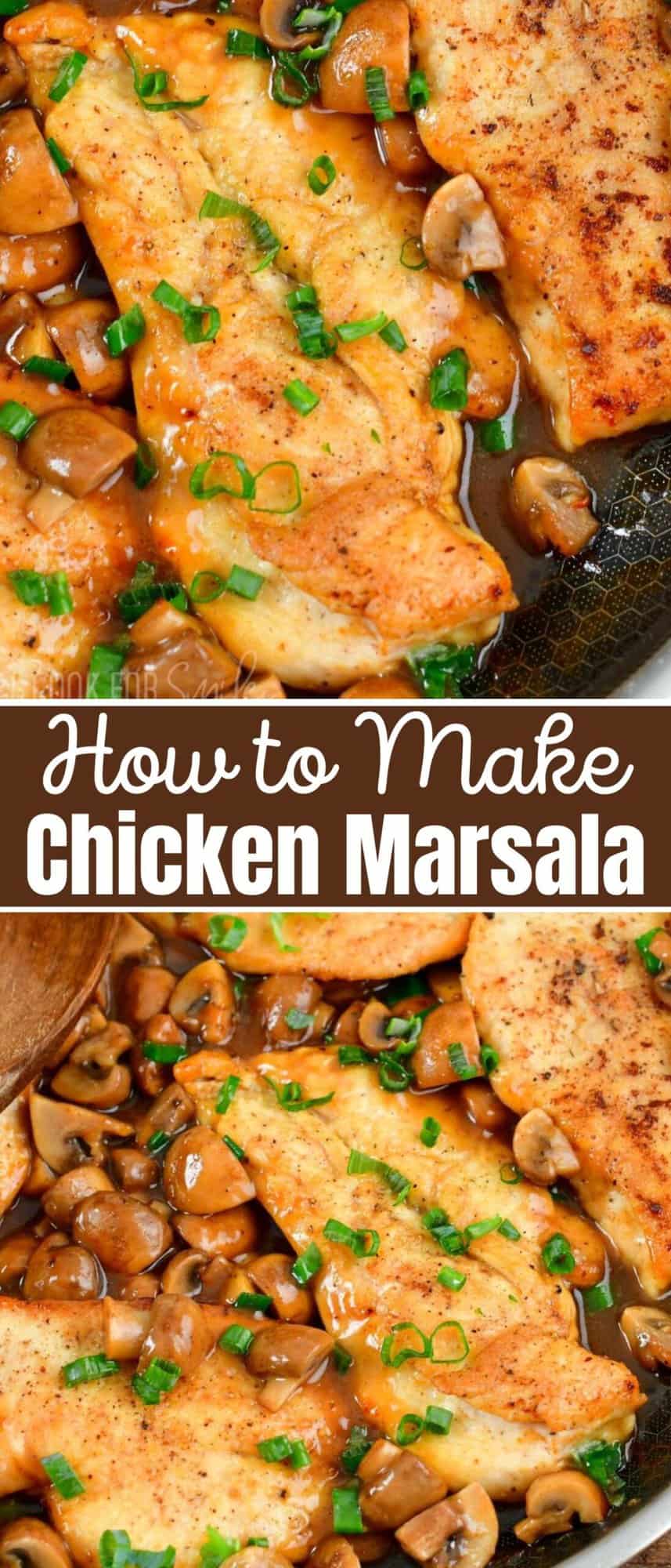 Healthy Chicken Recipes - Chicken Marsala - Creamy Mushroom Marsala Dinner