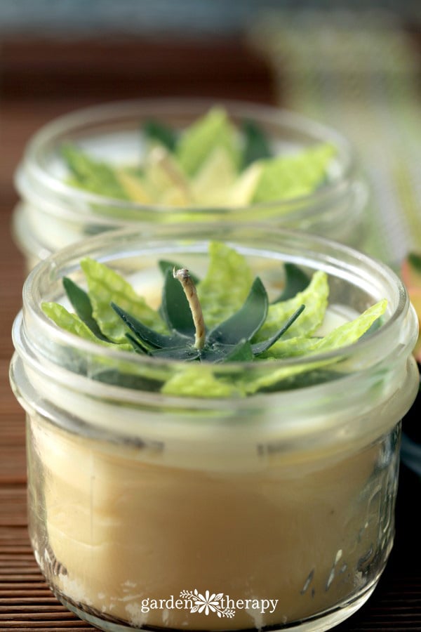DIY Candle Ideas - Upcycled Jar Candles - Handmade Container Candle
