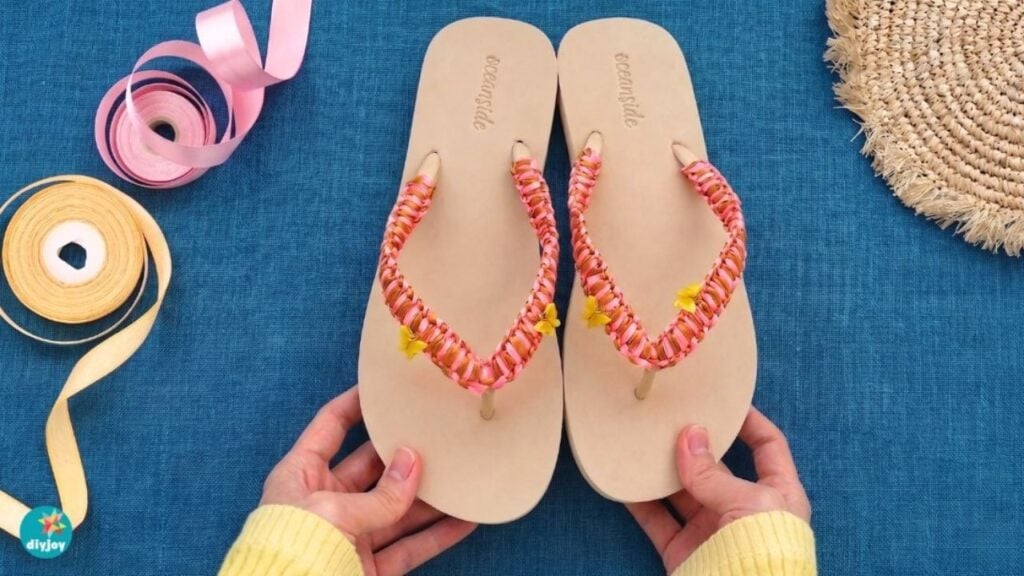 DIY Flip Flops for Summer Crafts (Easy Sandal Makeover Tutorial) — easy step-by-step DIY tutorial.