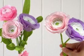 Crepe Paper Flowers Tutorial For Beginners - DIY Joy