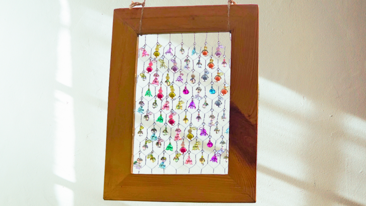 Picture Frame Suncatcher - DIY Wall Hangings