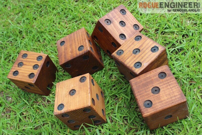 DIY Yard Dice - DIY Backyard Ideas for Summer