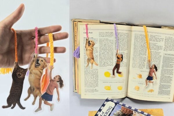 Easy DIY Fun Photo Bookmarks — easy step-by-step DIY tutorial.