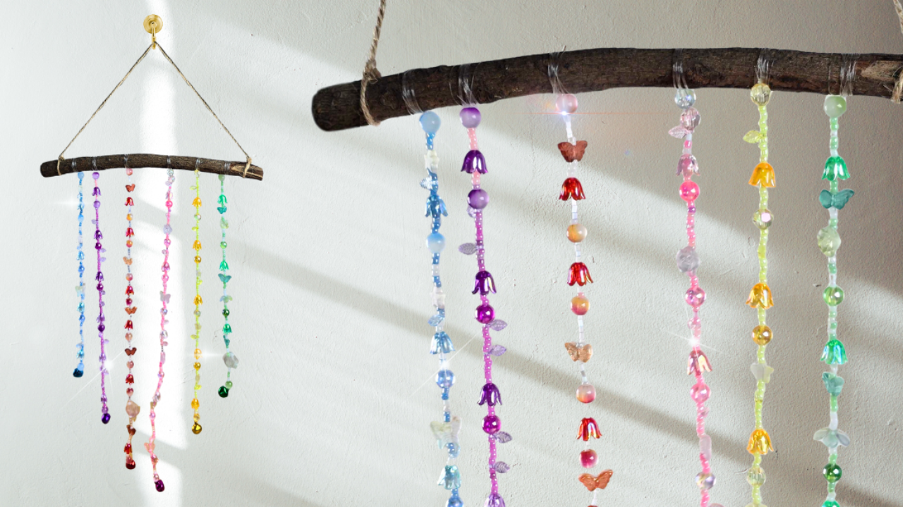 Beaded Wind Chime - DIY Wall Hangings