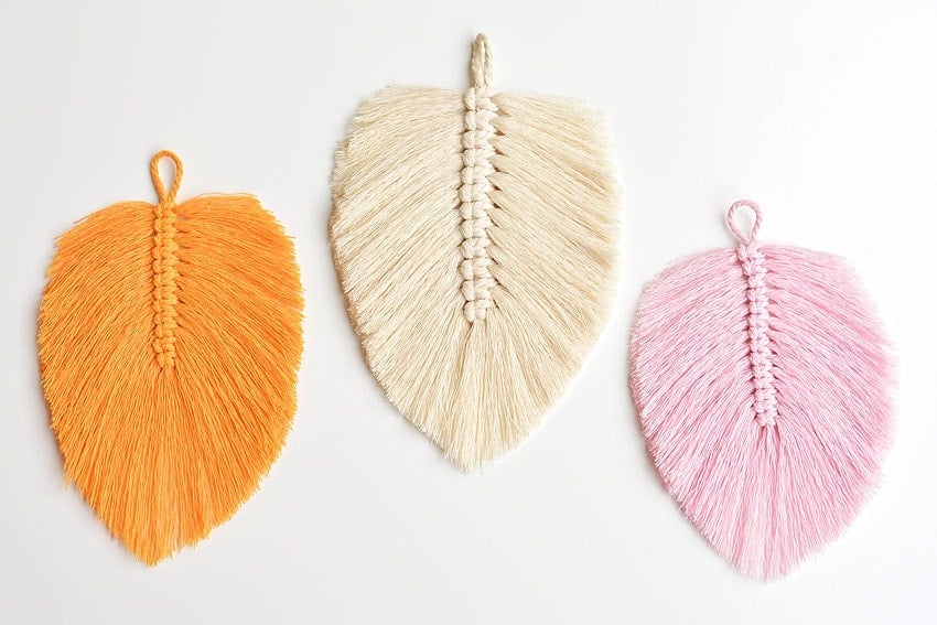 Macrame Feather - Macrame Crafts