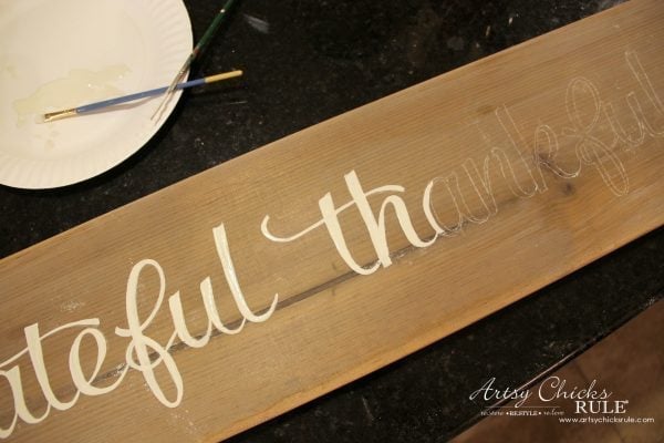 Grateful Thankful Blessed Sign - DIY Thanksgiving Decor