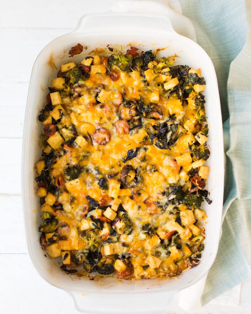 Casserole recipes — harvest vegetable bake, easy homemade casserole for dinner
