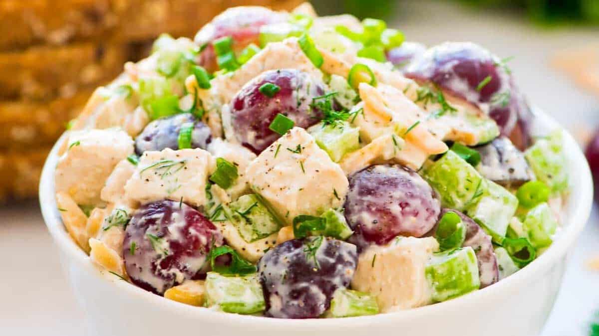 Greek Yogurt Chicken Salad - Healthy Lunch Ideas for Work