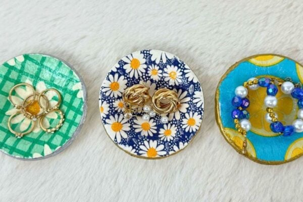 Air-Dry Clay Jewelry Trinket — easy step-by-step DIY tutorial.