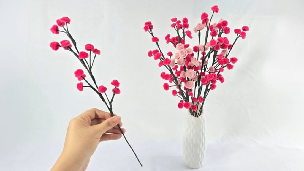 Easy Pipe Cleaner Flowers | Handmade Bouquet — easy step-by-step DIY tutorial.