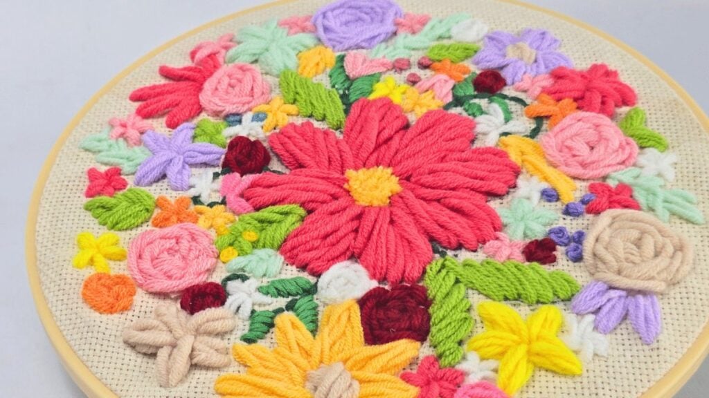 Punch Needle Embroidery for Beginners — easy step-by-step DIY tutorial.
