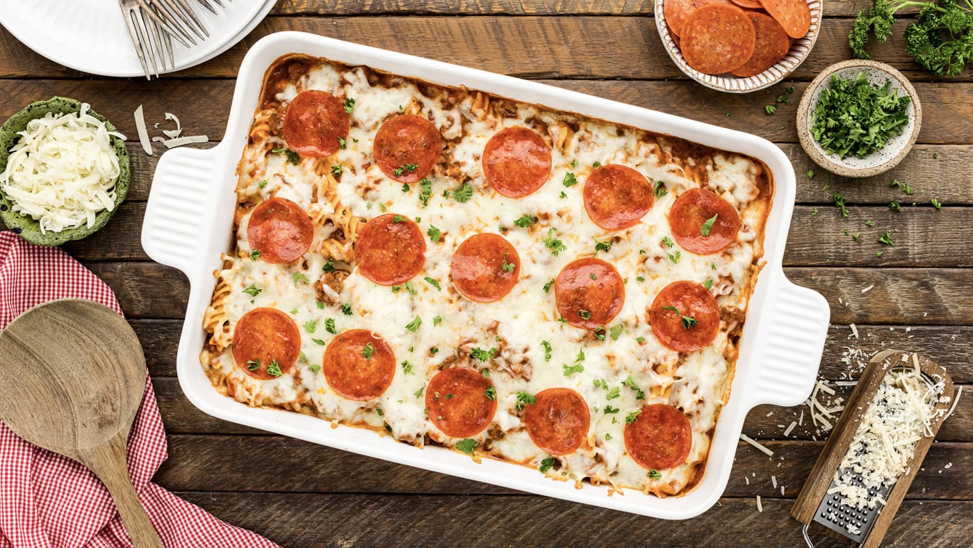 Pasta Recipes - Sausage Pepperoni Pizza Pasta Casserole - Baked Pasta Dinner Pasta Recipes - Sausage Pepperoni Pizza Pasta Casserole - Baked Pasta Dinner