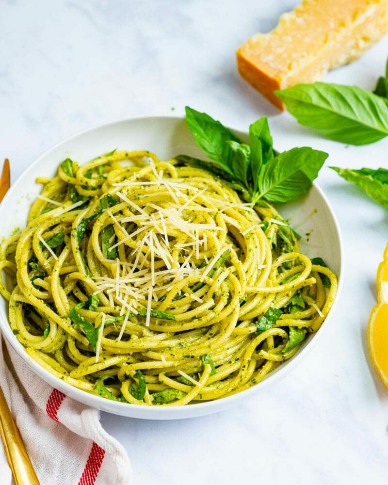 Pasta Recipes - Basil Pesto Pasta - Fresh Simple Dinner Pasta Recipes - Basil Pesto Pasta - Fresh Simple Dinner
