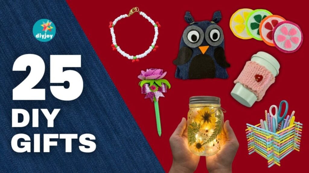 25 Easy and Cheap Gift Ideas — easy step-by-step DIY tutorial.