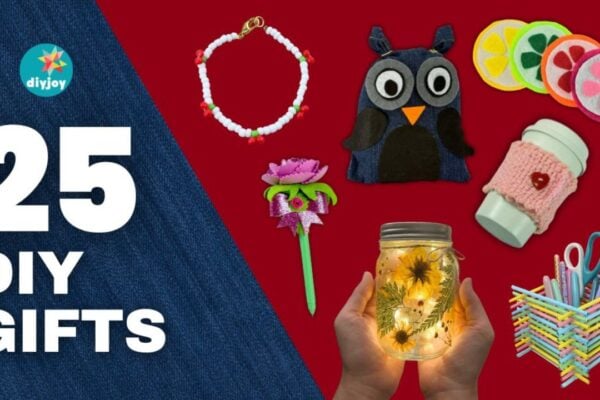 25 Easy and Cheap Gift Ideas — easy step-by-step DIY tutorial.