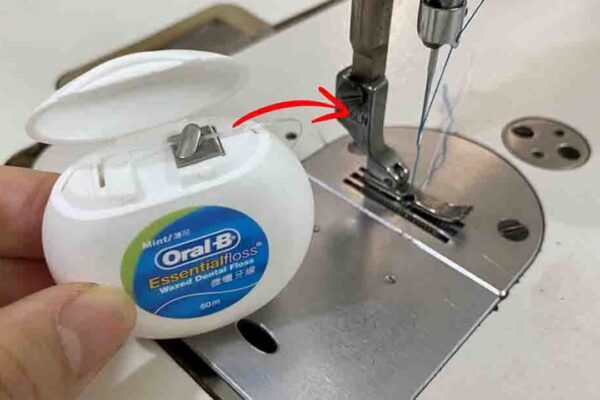 Finished A Clever Sewing Hack Using Dental Floss, a completed DIY project