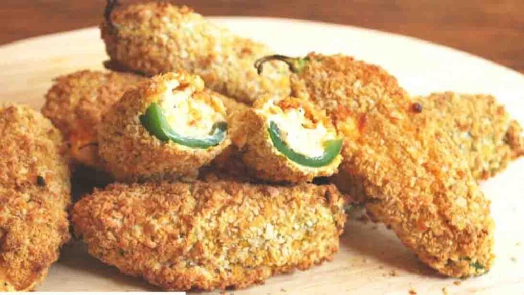 Air Fryer Jalapeño Poppers, homemade and freshly served