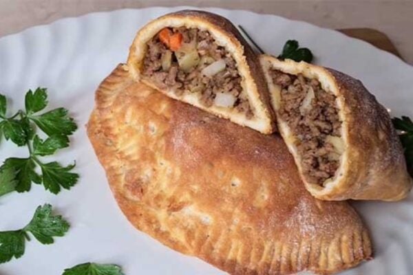 Air Fryer Meat Pies Using Canned Biscuits, homemade and freshly served