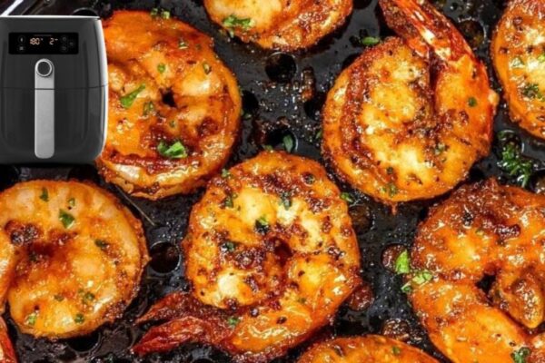 Easy Air Fryer Shrimp Ready in 8 Minutes, homemade and freshly served
