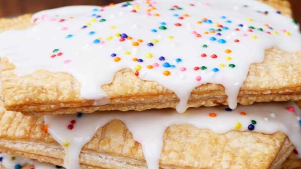 Easy Air Fryer Strawberry Pop-Tarts, homemade and freshly served