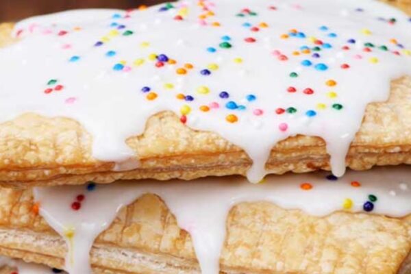 Easy Air Fryer Strawberry Pop-Tarts, homemade and freshly served