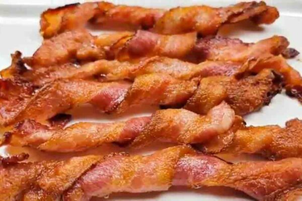 Air Fryer Twisted Bacon