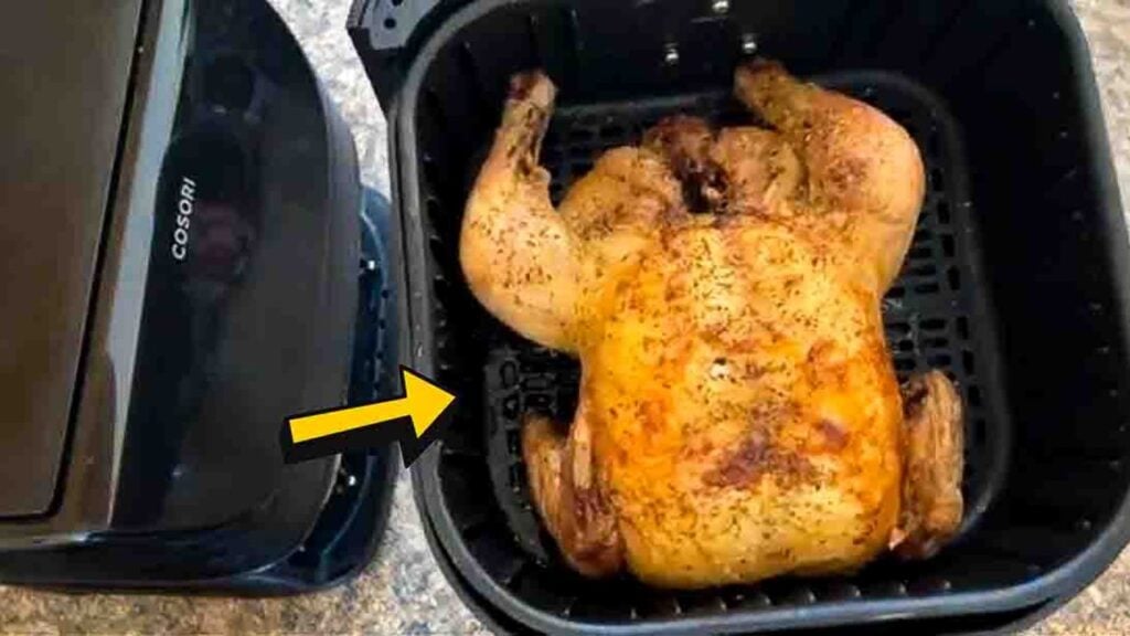 Best Air Fryer Whole Chicken, homemade and freshly served