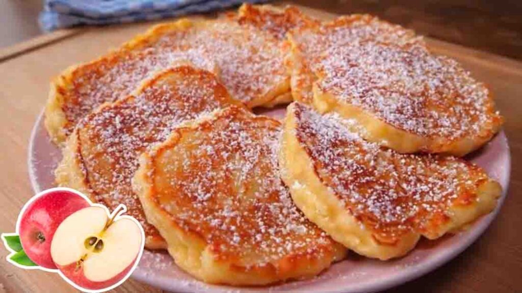 5-Minute Apple Pancake, homemade and freshly served