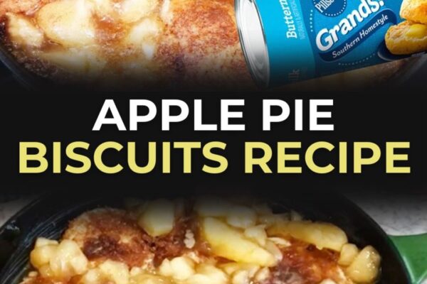 Apple Pie Biscuits, homemade and freshly served