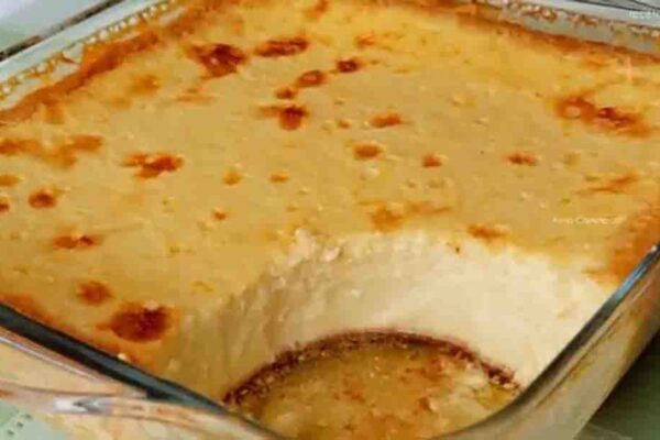 Apple Pudding, homemade and freshly served